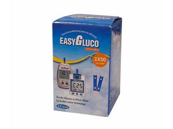 دستگاه تست قند خون اینفوپیا مدل EasyGluco
